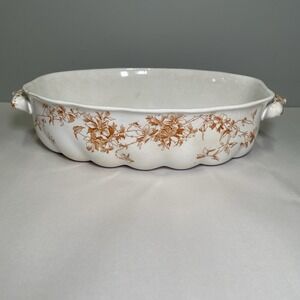 Doulton Burslem Vegetable Serving Dish 1890s